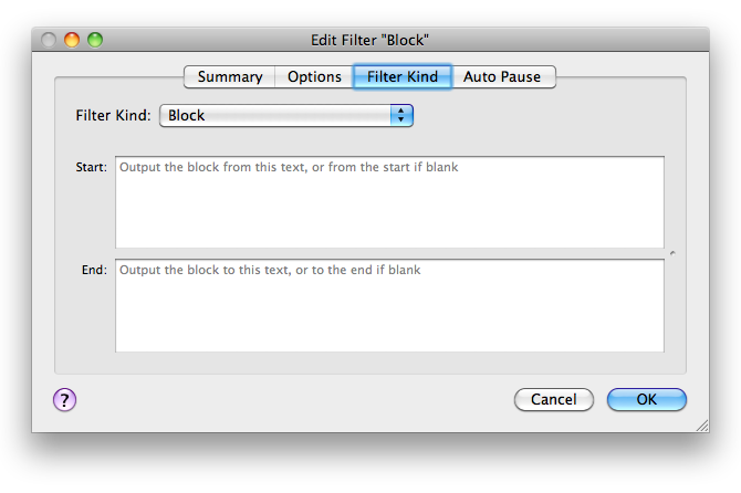 [Block filter]